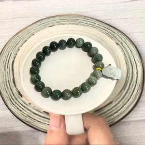 Jade bracelet with Pixou -SOLD